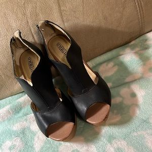 Leather wedges!